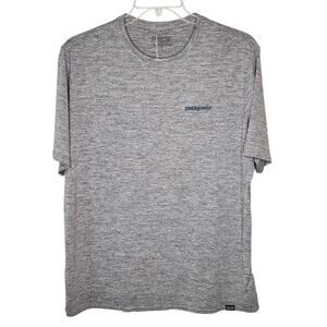Patagonia Mens Capilene Cool Daily Graphic Shirt Waters Gray Large New With Tag